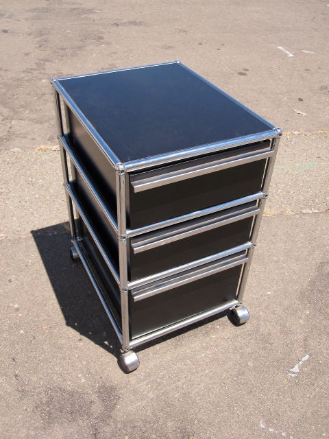 Fritz Haller 3 Drawer rolling cabiney
