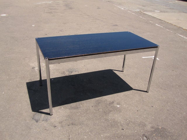 Vintage USM  Work Table designed by Fritz Haller In Good Condition In Treasure Island, CA