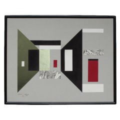 Elegant Japanese-American Constructivist Collage