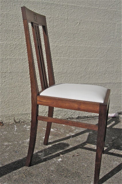 German Secessionist Dining Chairs set of 6 1