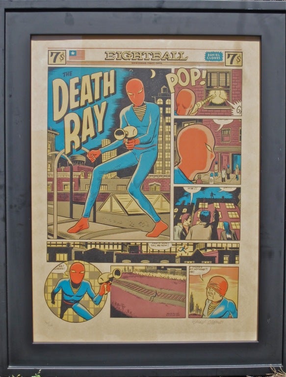 American Daniel Clowes Death Ray Underground Comic Art
