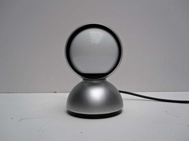 Vico Magistretti
Eclisse (Table Lamp)
1966
Manufactured by Artemide
lacquered aluminum
7 inches high by 4.5 inches in diameter
Excellent condition

