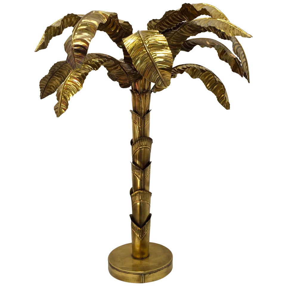 Hollywood Regency Palm Tree Sculpture