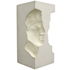 Roy Adzak Belgian Pop Art Reflection Sculpture in Relief