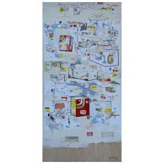 J. Otto Siebald Graffiti Collage Painting