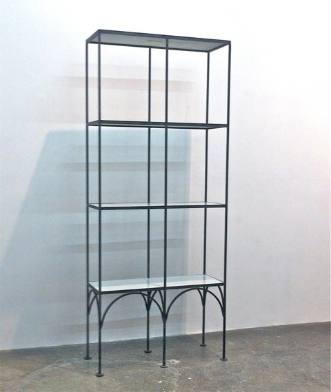 Mid-Century Modern Late Modernist Etagere with Coliseum Arches For Sale