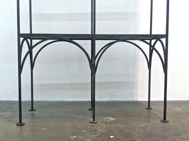 American Late Modernist Etagere with Coliseum Arches For Sale