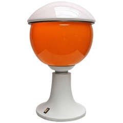 1970s Japanese Metal and Glass Pop Art Lamp