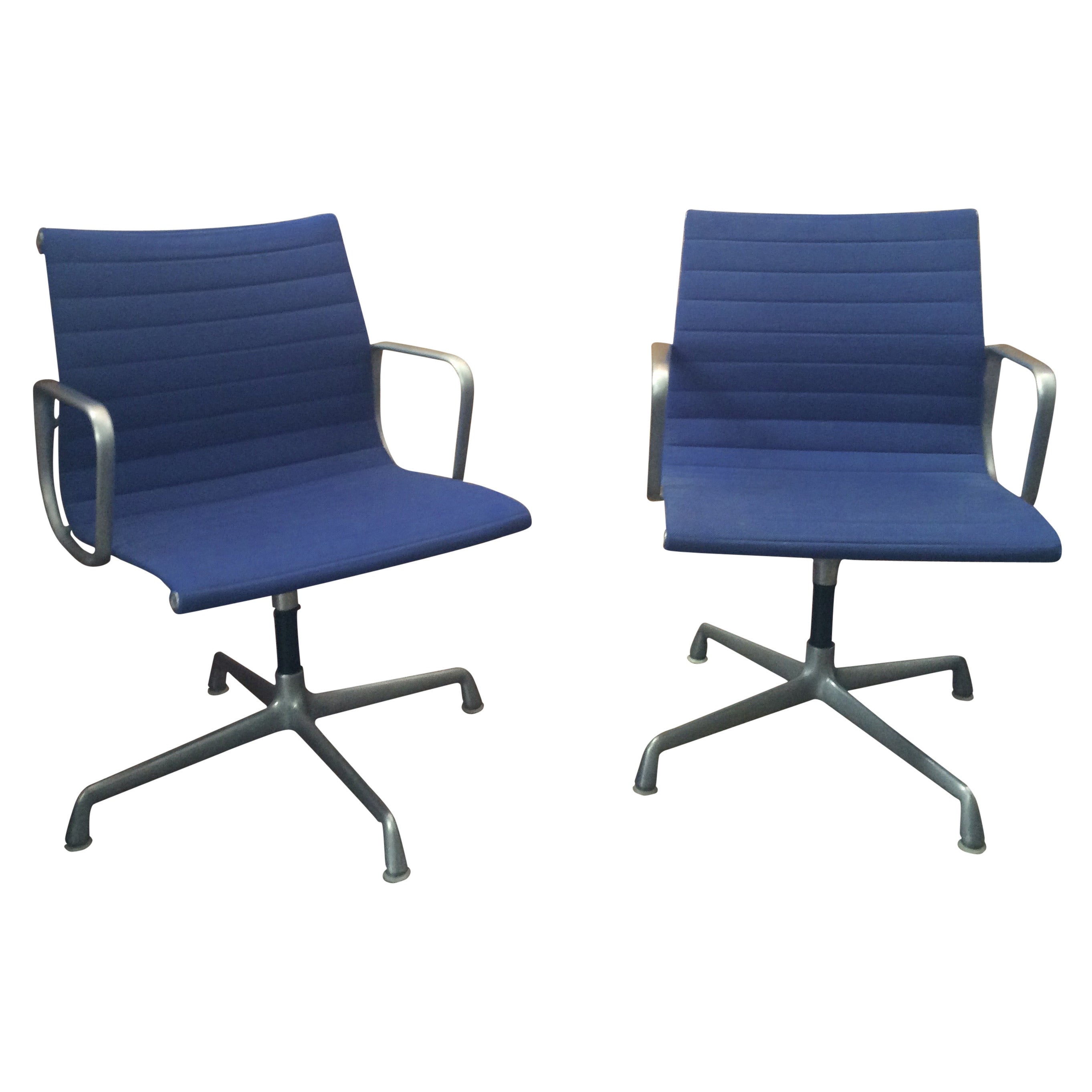 Pair of Eames Aluminum Task Chairs