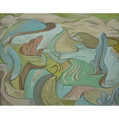 Vintage Modernist Berkeley School Landscapes 1930-1940s