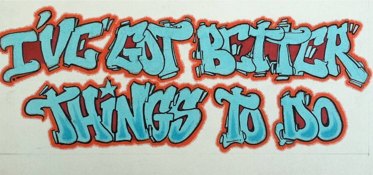 American Collection of 1980s Graffiti Paintings by Zephyr