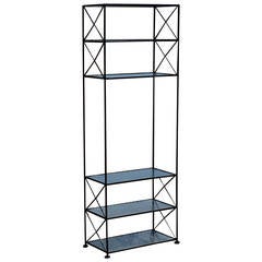 Vintage MId-Century Wrought Iron Etagere