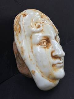 David Best, Burning Man, Bizarre Plastic Assemblage of a Head