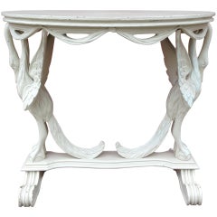 Mesa auxiliar Swan de los años 30