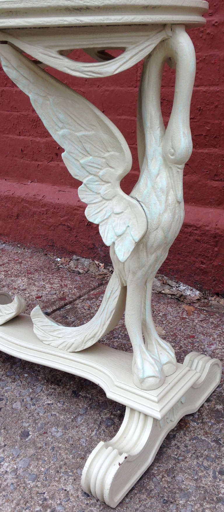 1930s Swan Occasional Table In Good Condition For Sale In Brooklyn, NY