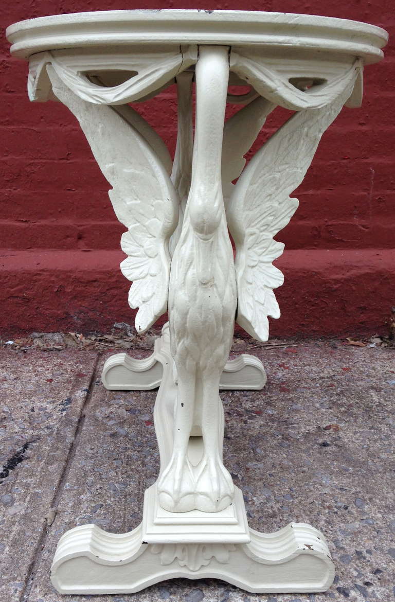 American 1930s Swan Occasional Table For Sale