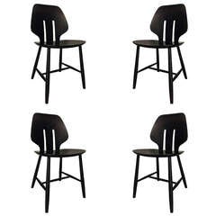 Set of Four Chairs by Ejvind A. Johansson for FDB Mobler 2