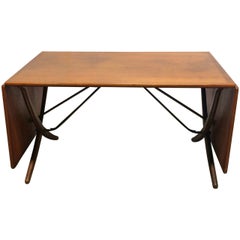 Hans Wegner Teak Drop-Leaf Dining Table