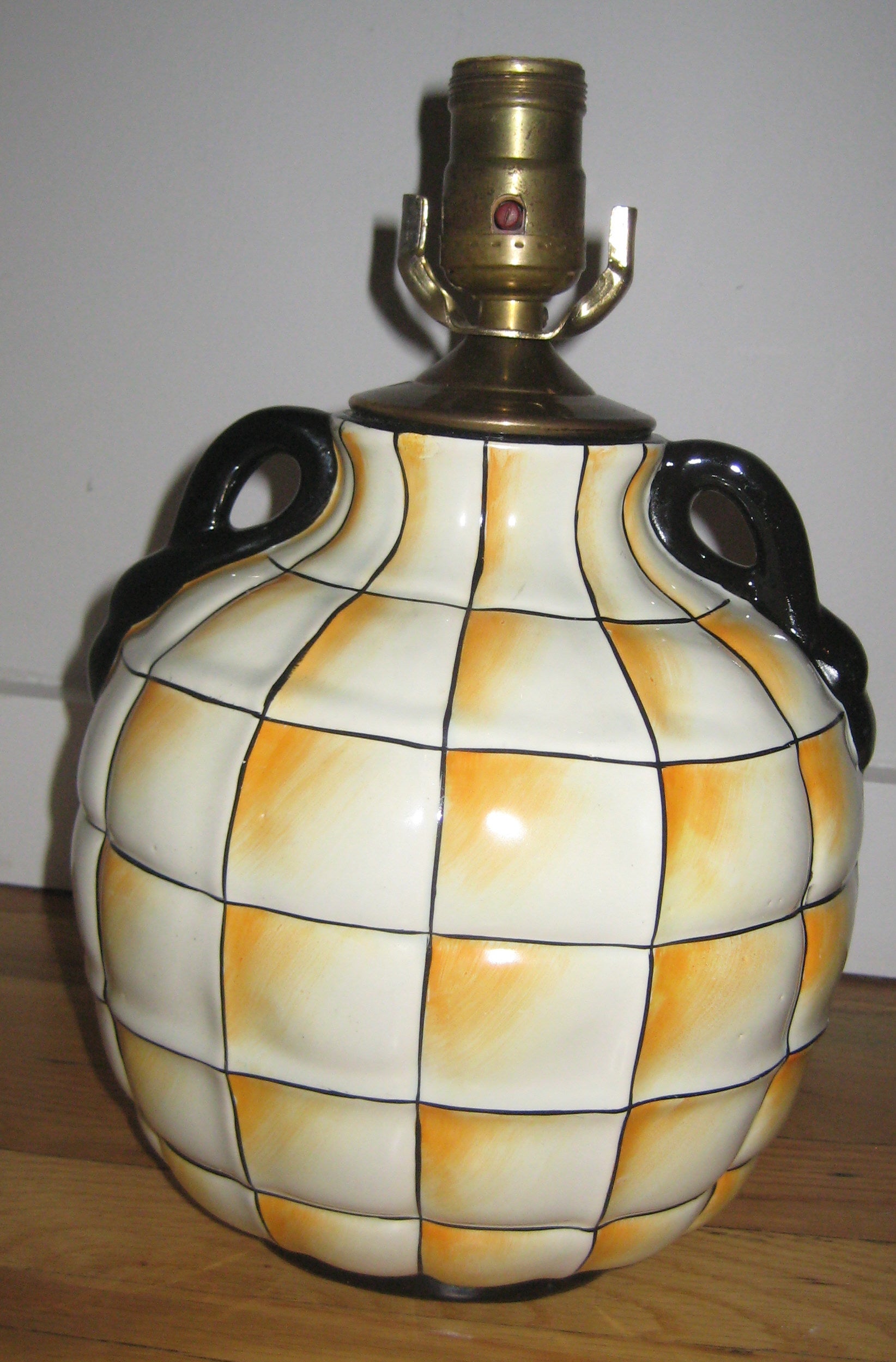 Gio Ponti Ceramic Table Lamp for Richard Ginori
