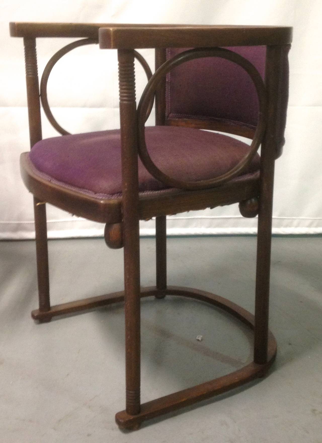 Early 20th Century Josef Hoffmann Parlor Set for Thonet