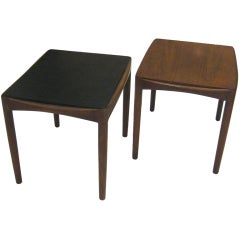 Complementary Pair of Bender-Madsen and Larsen Side Tables