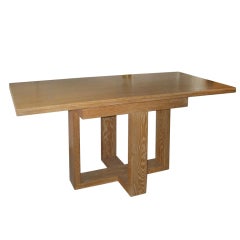 Cerused Oak Flip-top Console Table/Server
