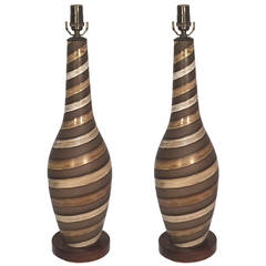 Pair of Large Ingrid Atterberg Table Lamps for Upsala Ekeby 4