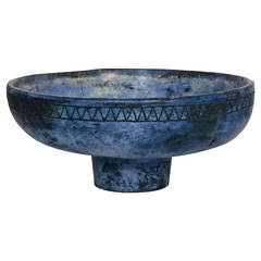 Large Jacques Blin Footed Bowl