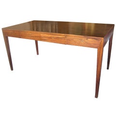 Rosewood Desk by Ole Wanscher for Haslev
