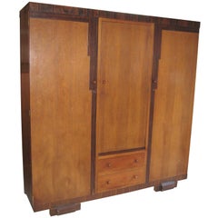 Antique Wiener Werkstatte Armoire Attributed to Josef Hoffmann