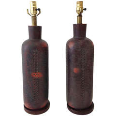 Pair of Bitossi Table Lamps Pair of Bitossi Table Lamps