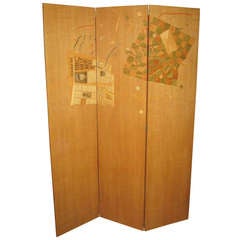 Spectacular Trompe L'Oeil Marquetry Screen by Peter Niczewski 12