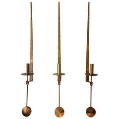 Retro Pierre Forssell Wall-Mounted Candlesticks