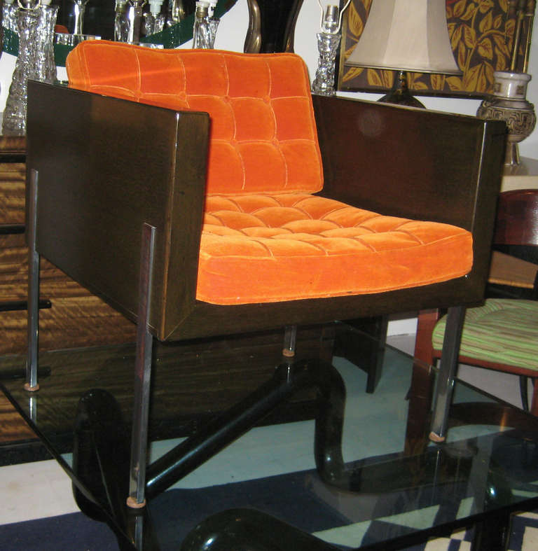 Pair of Harvey Probber Cube Chairs