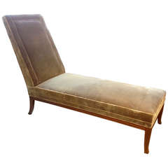 Rare Robsjohn-Gibbings Chaise for Baker 6