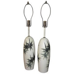 Pair of Italian Ceramic Lamps 11