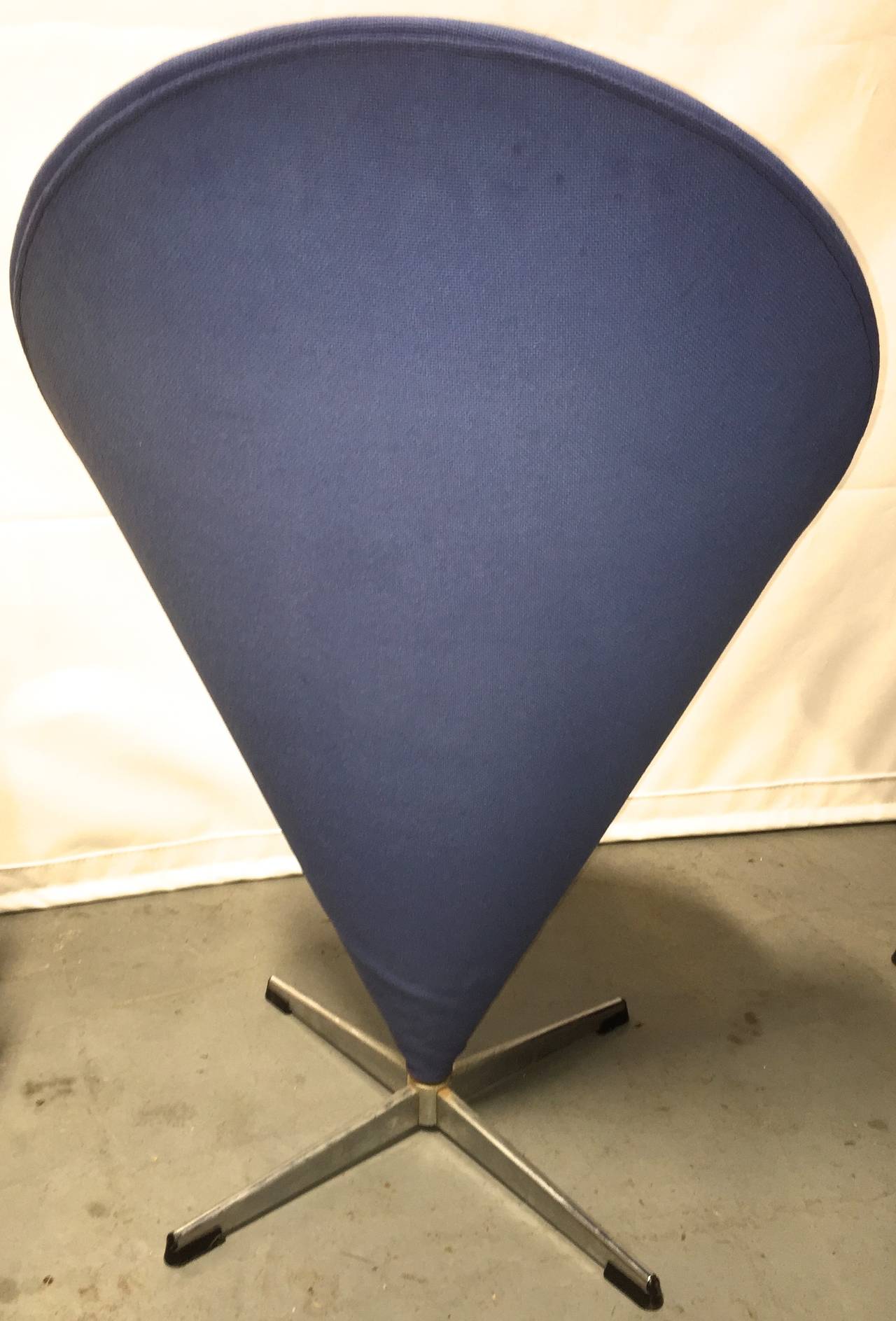 Danish Pair of Verner Panton Cone Chairs For Sale