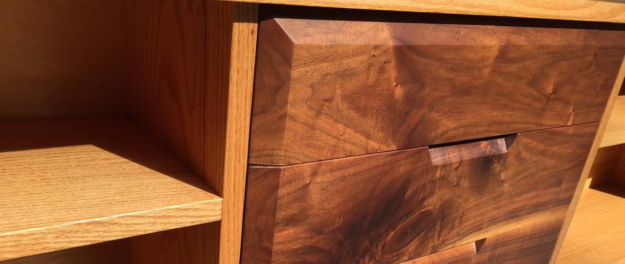 black walnut shelf