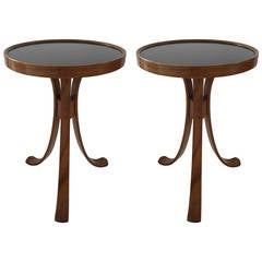 Pair of Side Tables By Dunbar