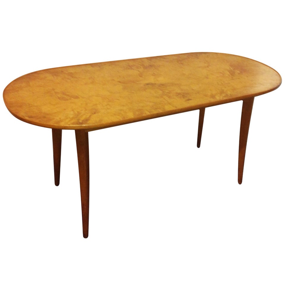 Carl Malmsten Coffee Table, Signed