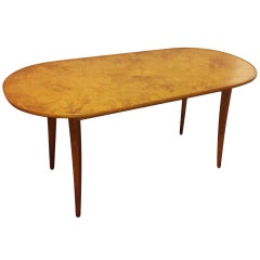 Carl Malmsten Coffee Table, Signed
