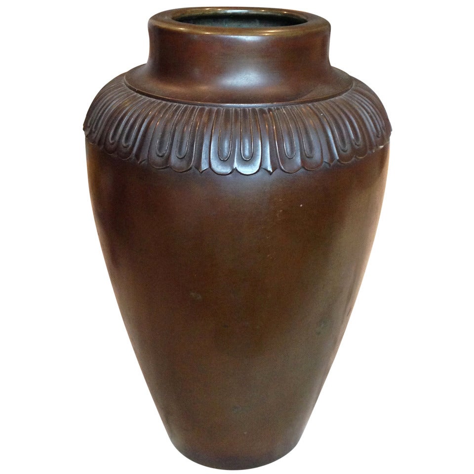Large Chinese Art Deco Vase