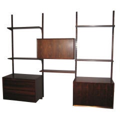 Poul Cadovius Royal System Rosewood Wall Unit