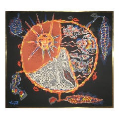 Framed Jean Lurcat Silkscreen Tapestry 6