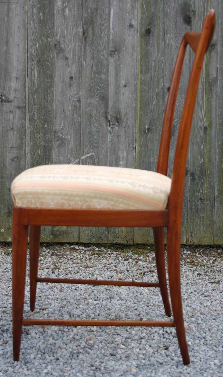 Mid-Century Modern Set of Six Paolo Buffa Dining Chairs