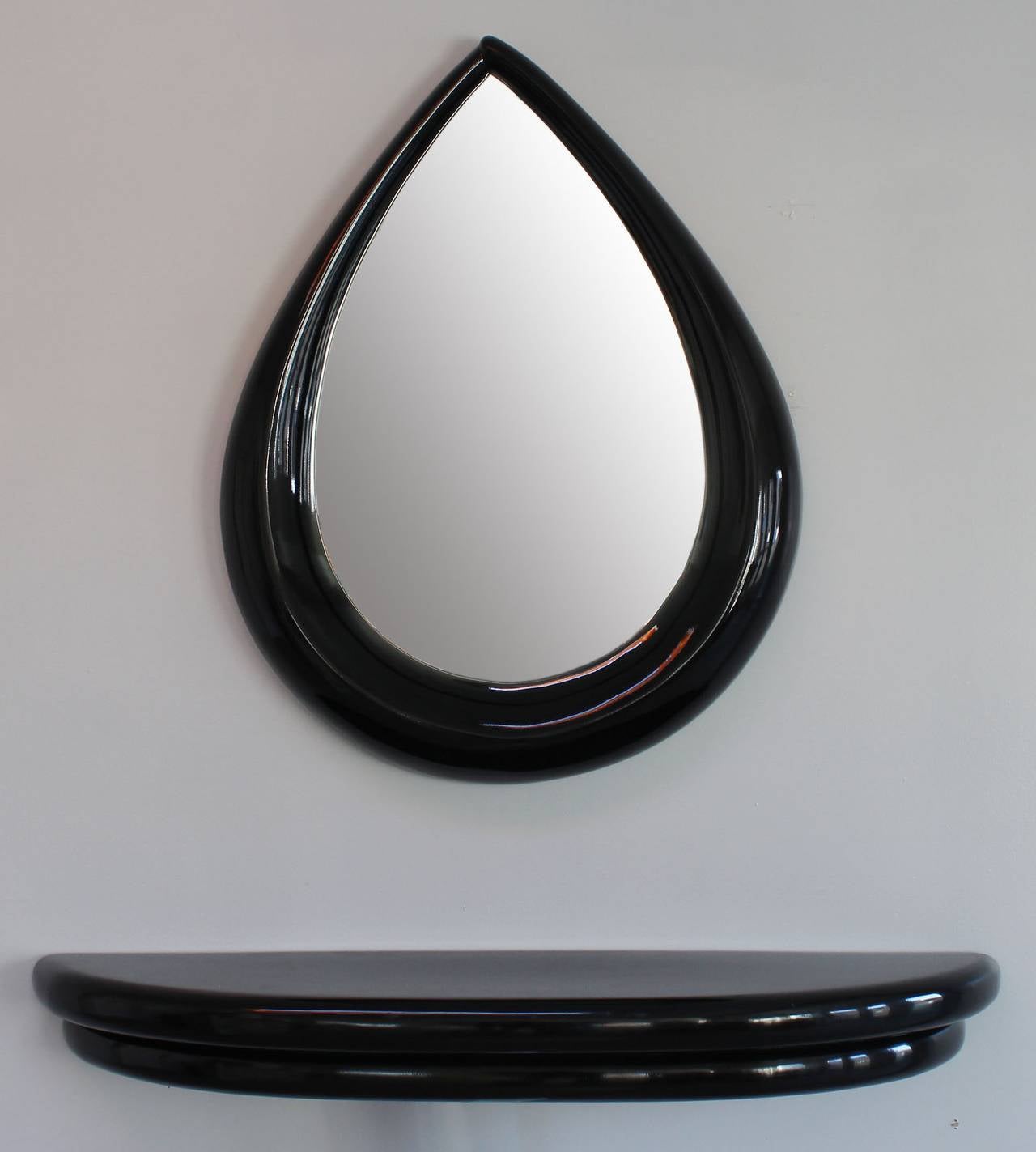 teardrop mirror set