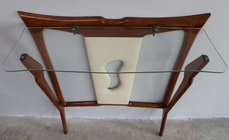 Italian Wallmounted Console In Good Condition In Southampton, NY
