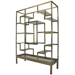 Italian Brass Etagere