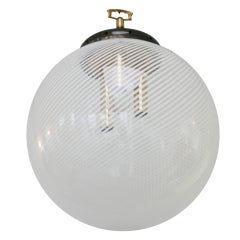 Venini Murano Globe Pendant