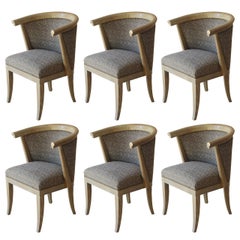Set of Six Romweber Dining Chairs